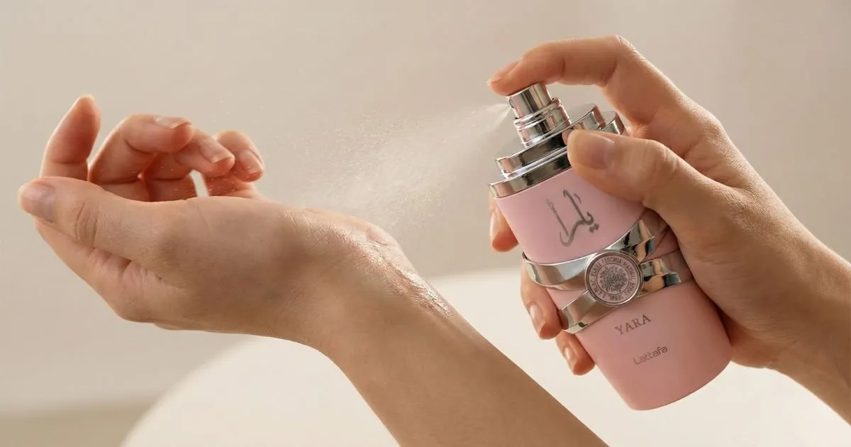 Pontos do corpo ideais para aplicação de perfume com melhor fixação.