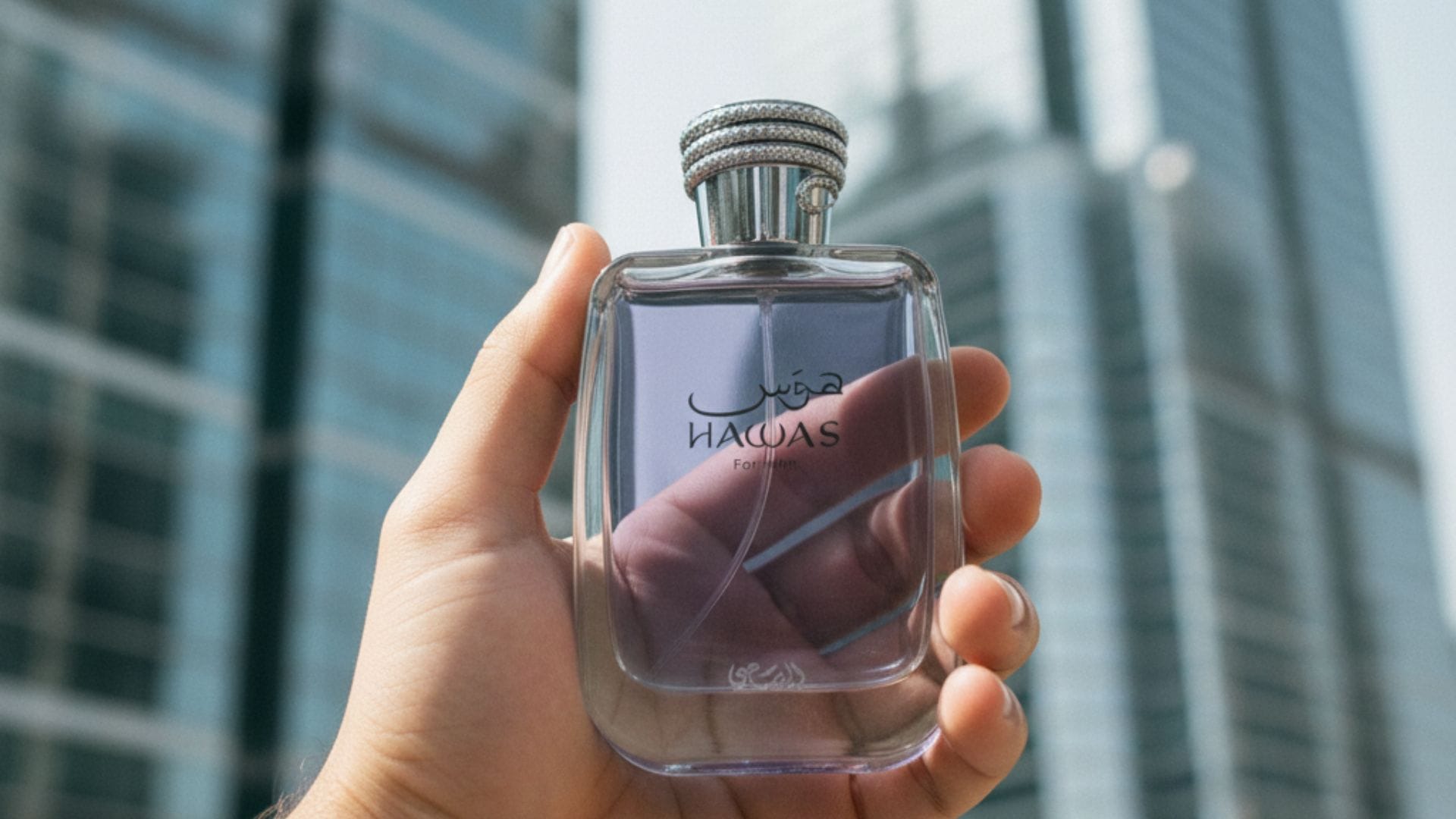 Perfumes árabes Rasasi em lifestyle urbano