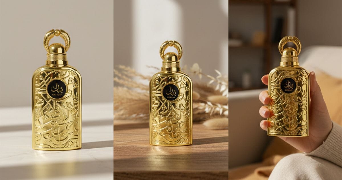 Frasco original do perfume Bayaan Lattafa árabe unissex