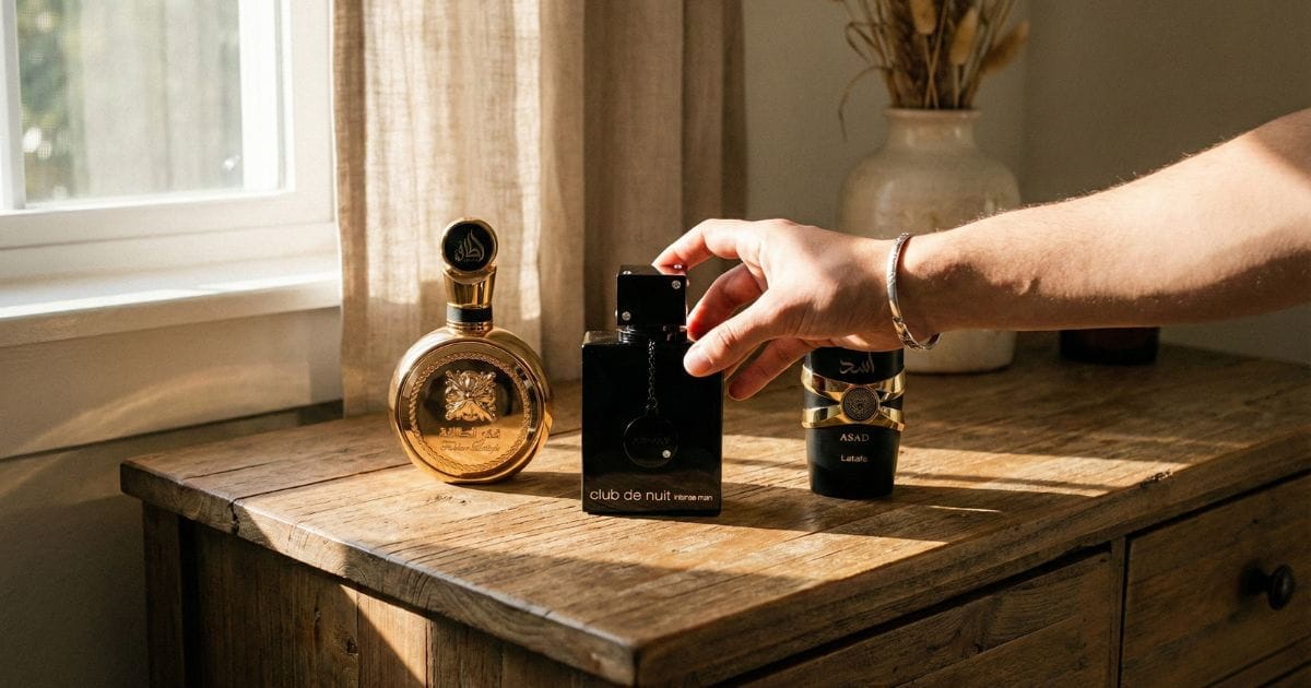 Guia de compras de perfume árabe masculino custo-benefício Ambar Perfumes