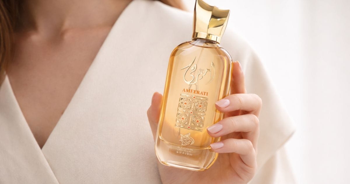 Perfume Ameerati Al Wataniah, fragrância árabe luxuosa para mulheres