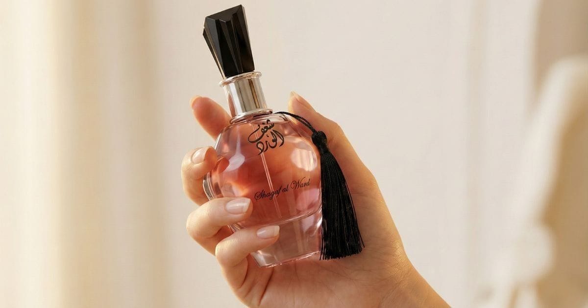 Shagaf Al Ward Al Wataniah 100 ml perfume árabe feminino doce floral com tassel
