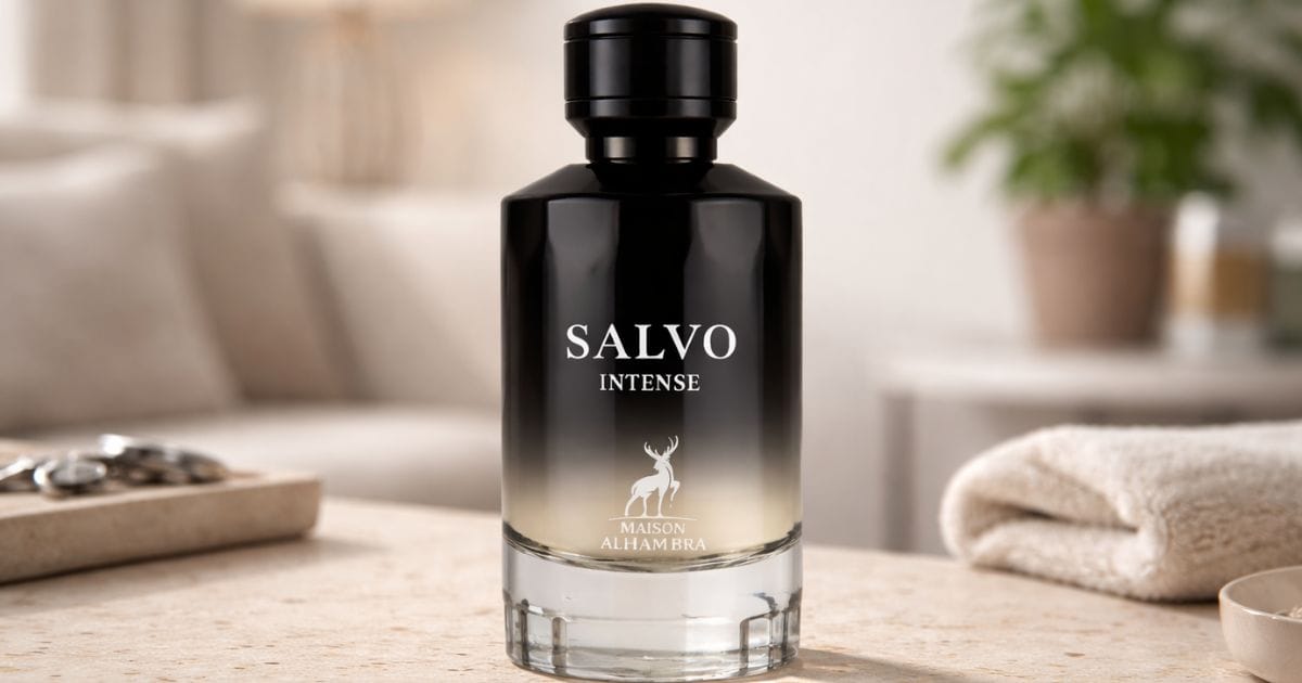 Maison Alhambra Salvo Intense em ambiente de uso cotidiano