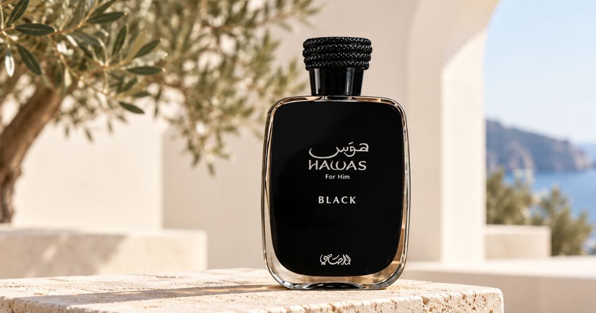 rasasi hawas black for him frasco em pe